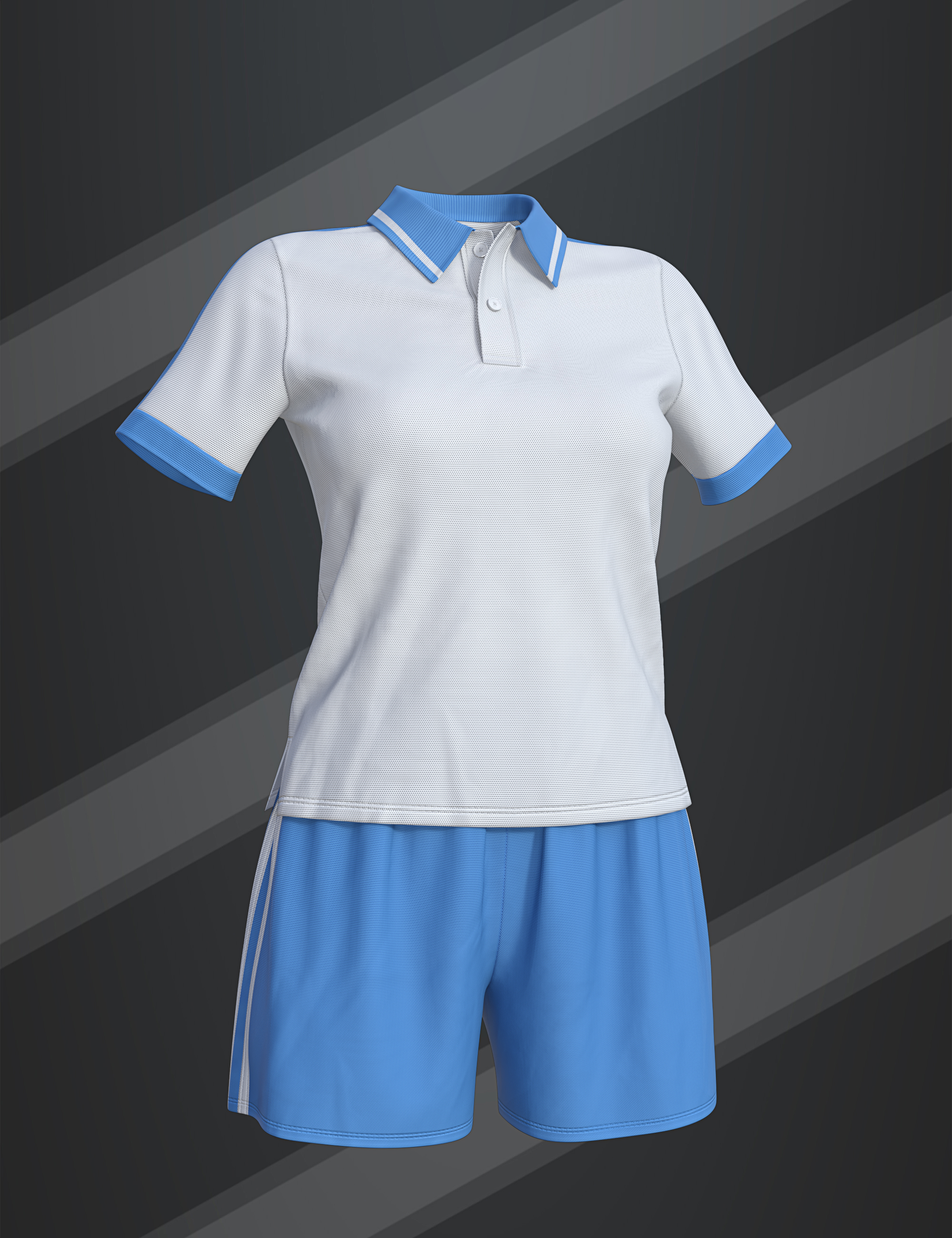 dForce SU Campus Sportswear for Genesis 9, 8.1, and 8 Female