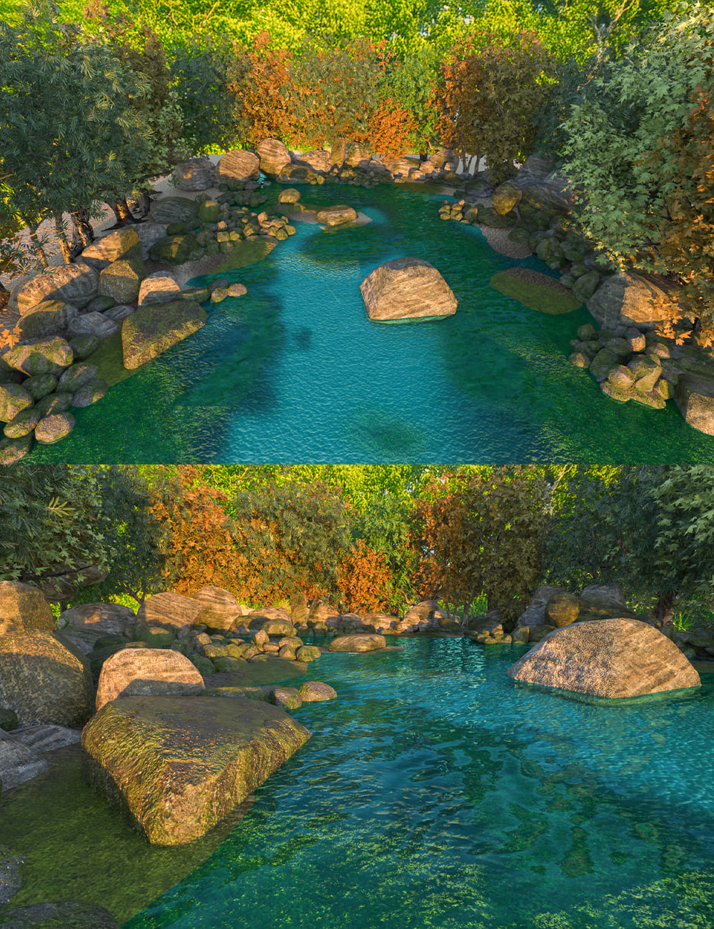 Circle of Stone by: clacydarch, 3D Models by Daz 3D