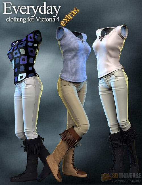 Everyday Extras Everyday Extras by: 3D Universe, 3D Models by Daz 3D