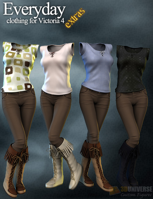 Everyday Extras Everyday Extras by: 3D Universe, 3D Models by Daz 3D