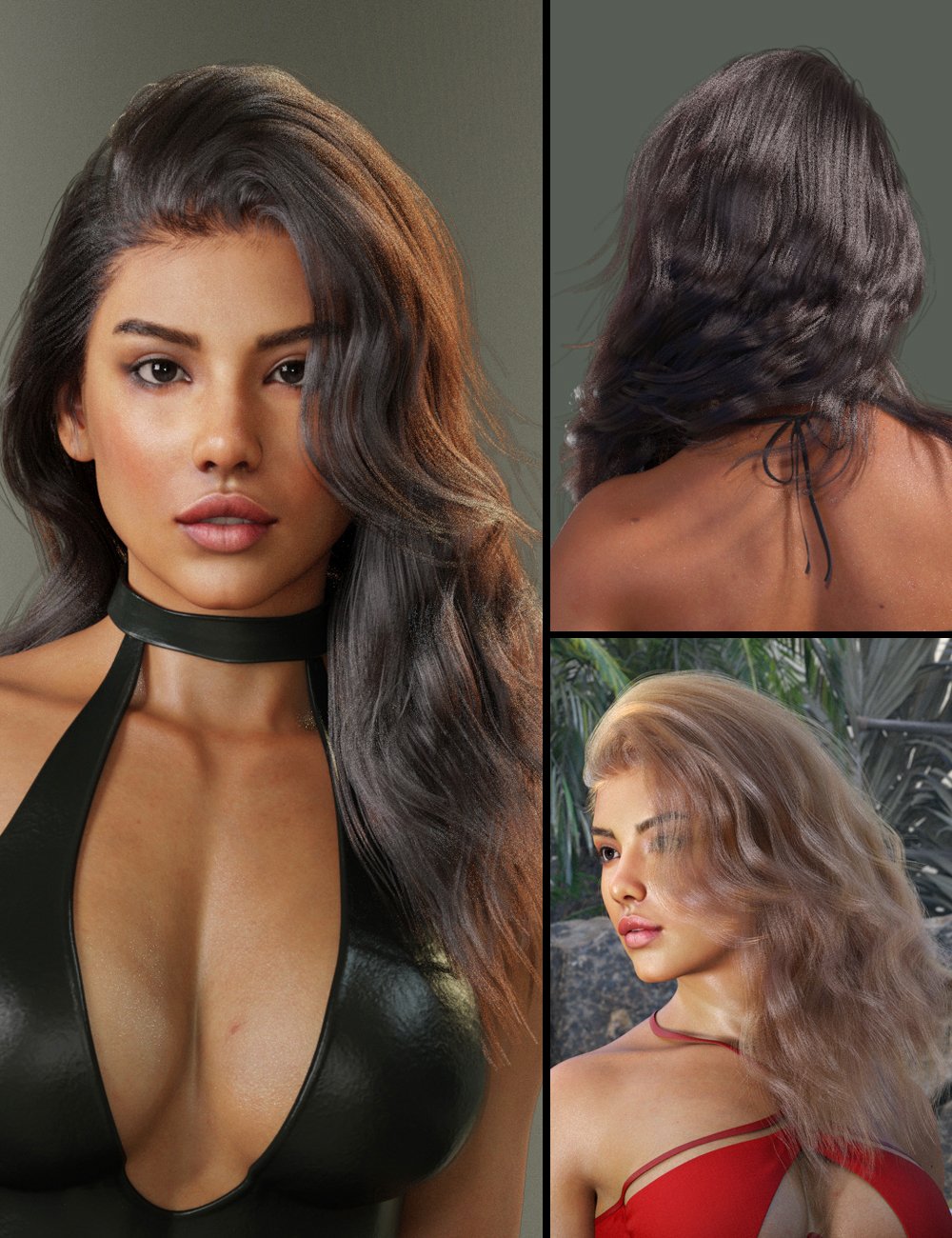 dForce Junia Hair for Genesis 9