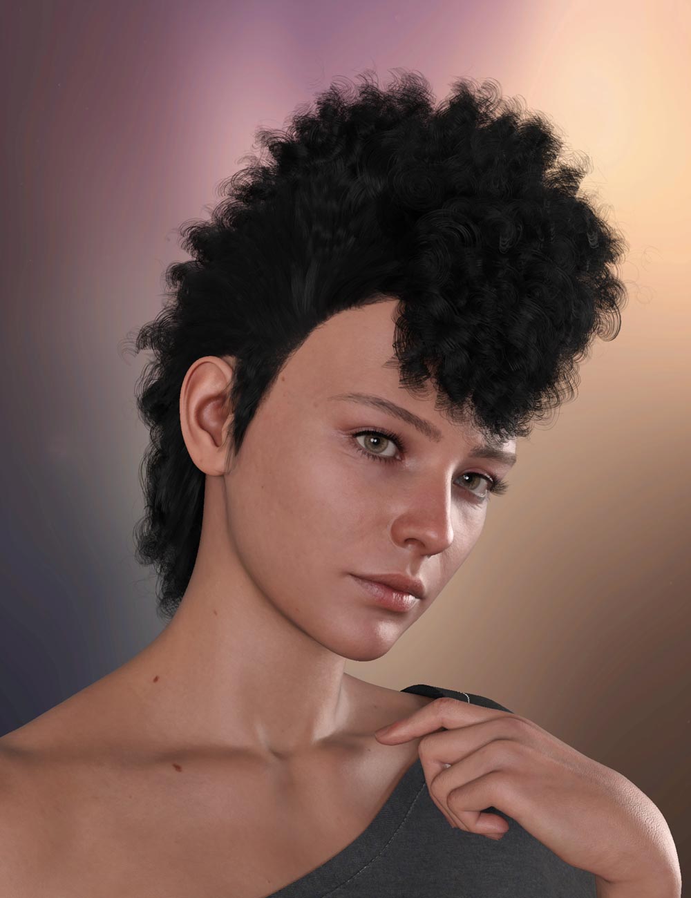 Vien Hair For Genesis 9 and 8 by: Prae, 3D Models by Daz 3D