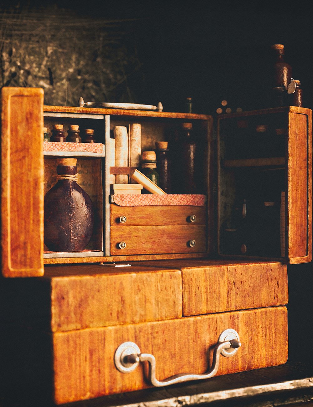 FN Vintage Medical Kit by: Feng, 3D Models by Daz 3D