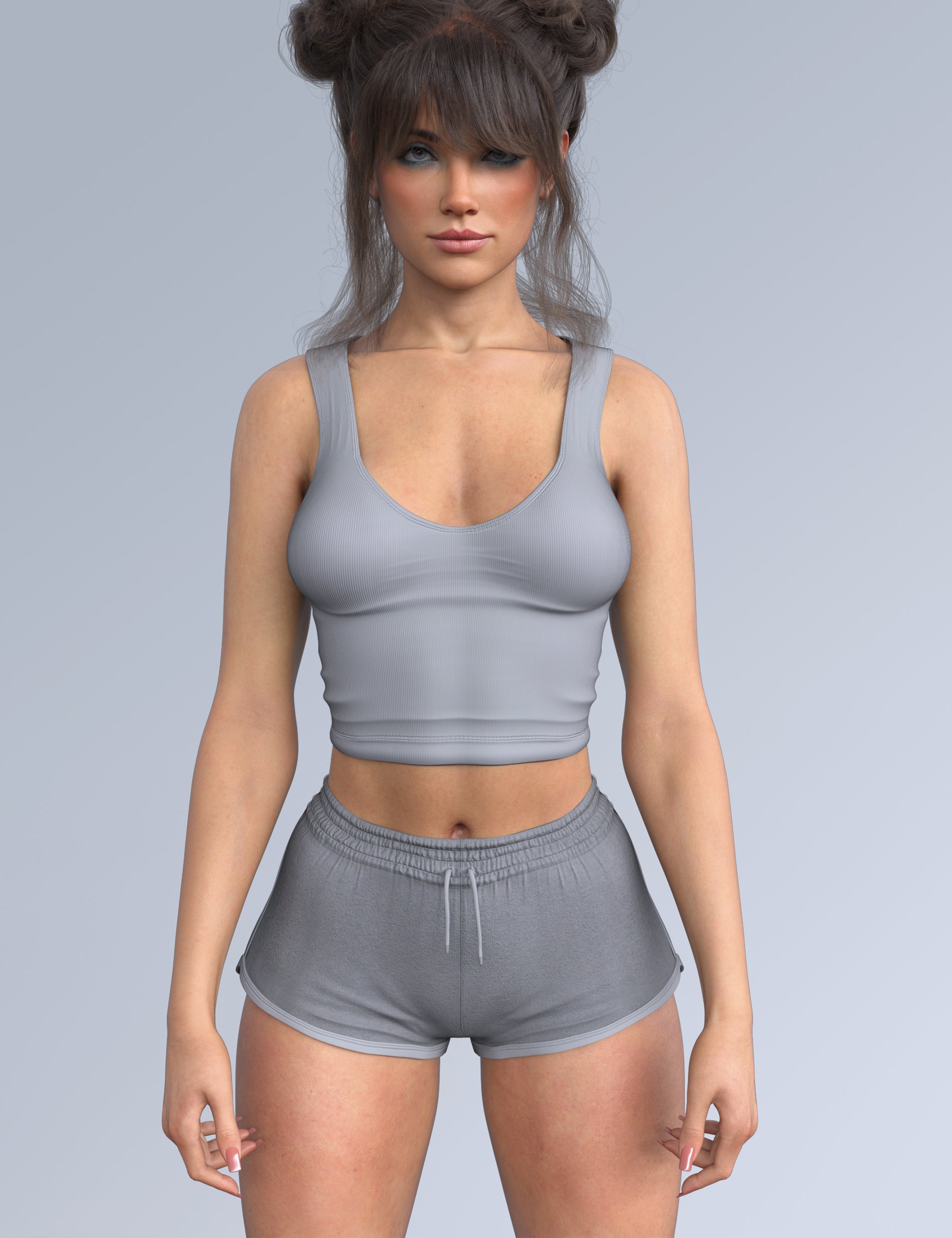 X-Fashion Soft Pajamas Set for Genesis 9, 8.1 and 8 Female