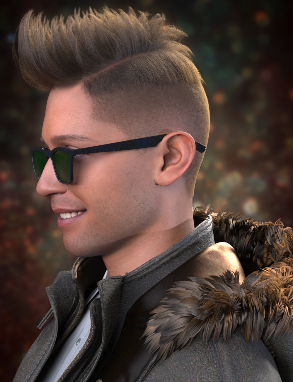 dForce Tony Hair for Genesis 9