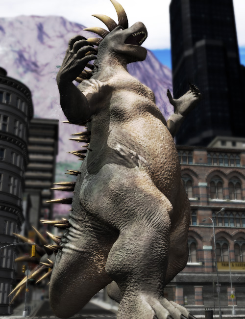 Kaiju The Giant Monster by: Valandar, 3D Models by Daz 3D