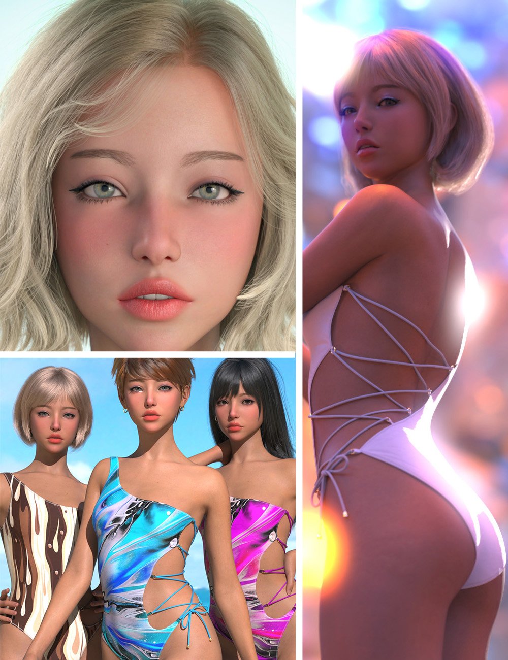 CHB Serenity Character and Swimsuit Bundle