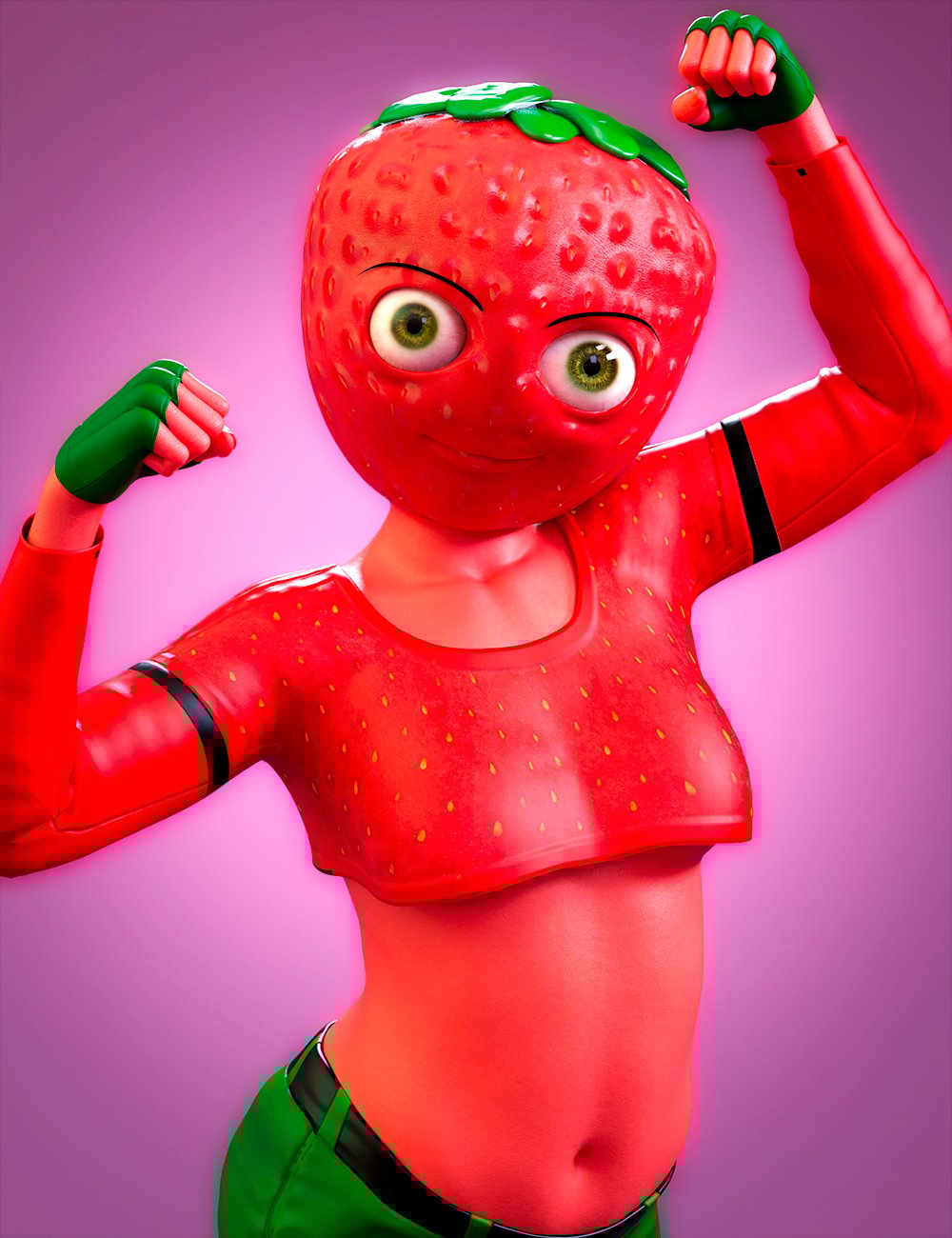 M3D Strawbellina for Genesis 9