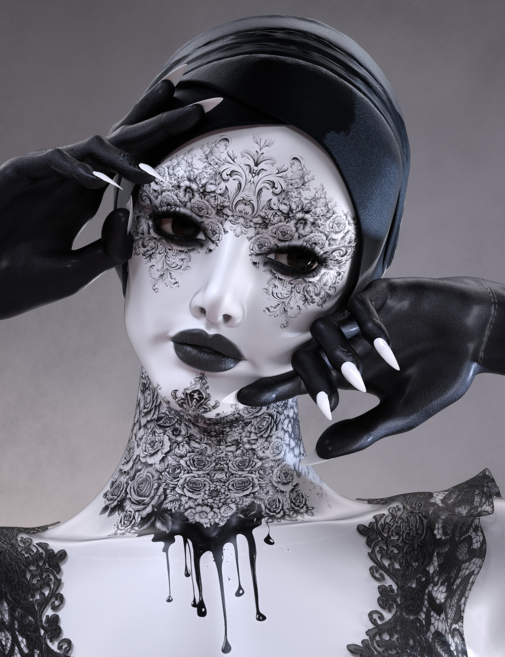 Porcelaine HD for Genesis 9 by: 3DStyle, 3D Models by Daz 3D