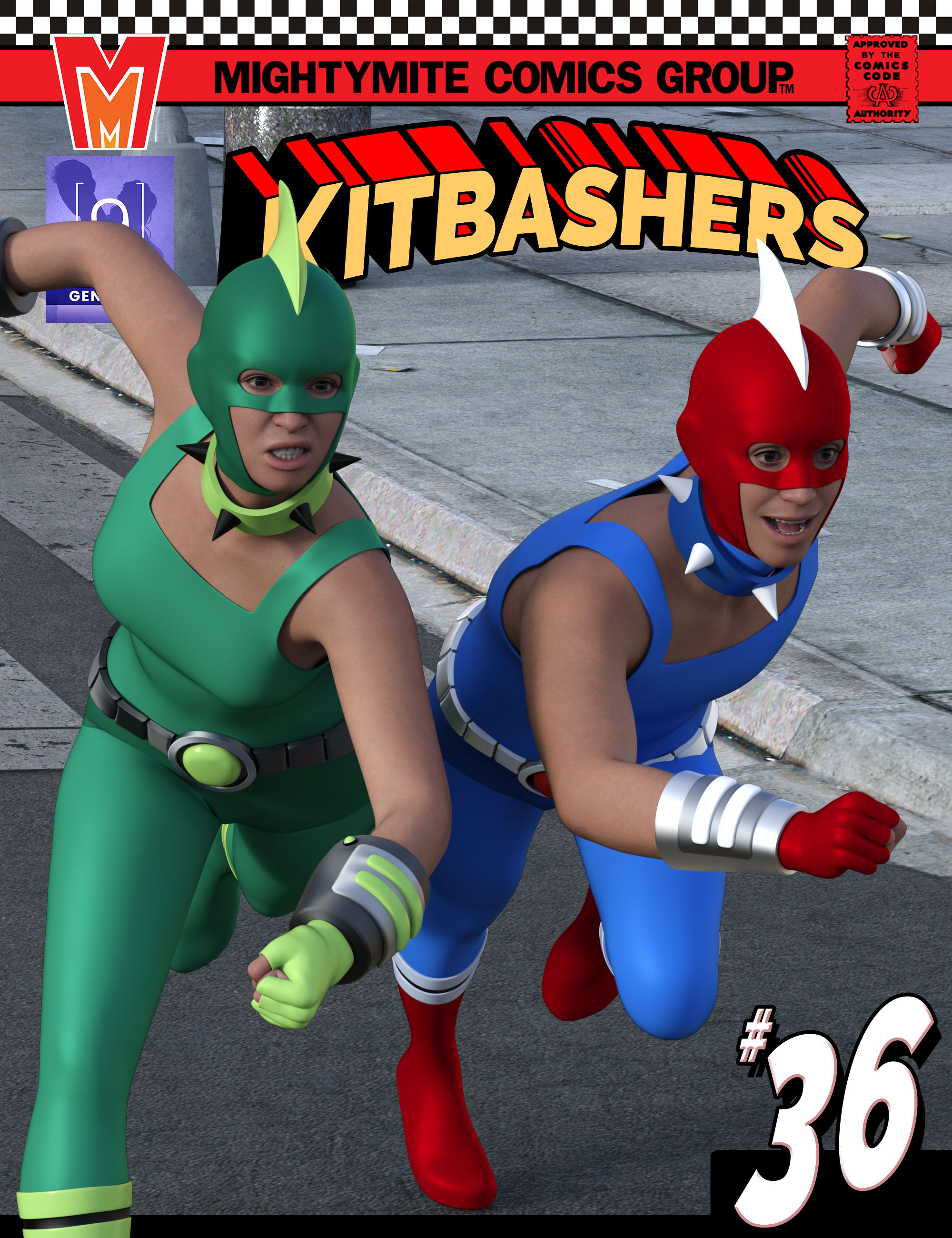 Kitbashers 036 MMGenesis 9 by: MightyMite, 3D Models by Daz 3D