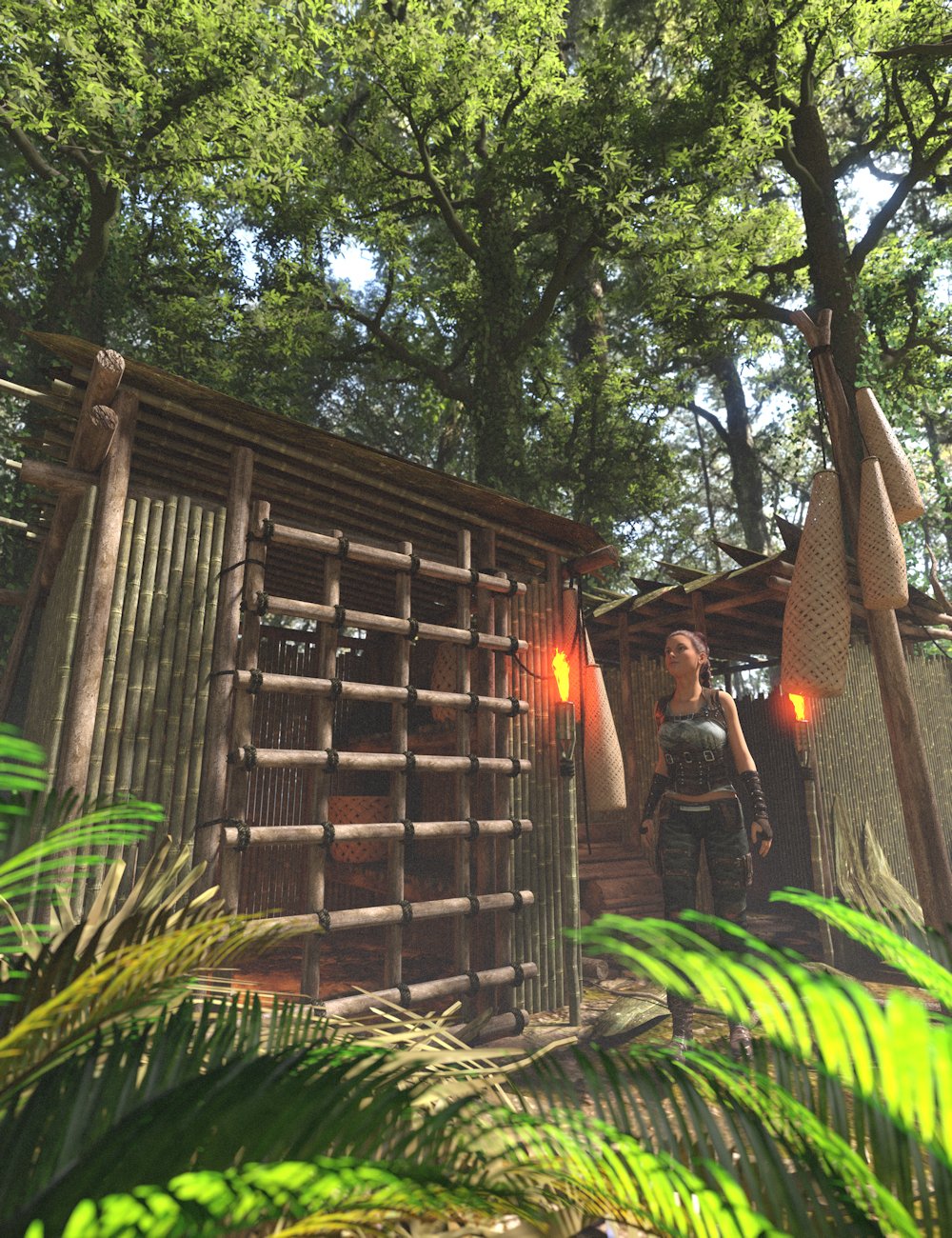 Jungle Storage Huts 1