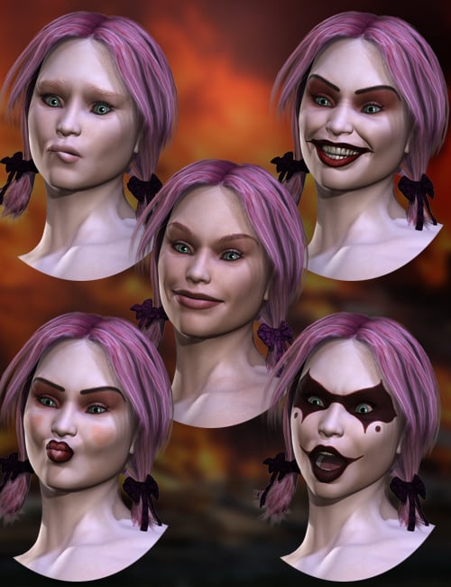 The Clown Clan The Clown Clan by: RawArt, 3D Models by Daz 3D