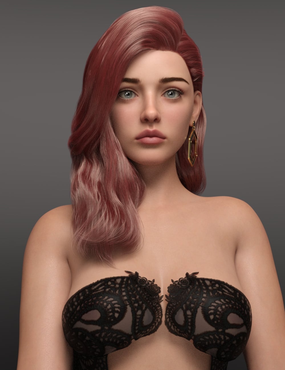 KISD Hair for Genesis 9 by: Ergou, 3D Models by Daz 3D
