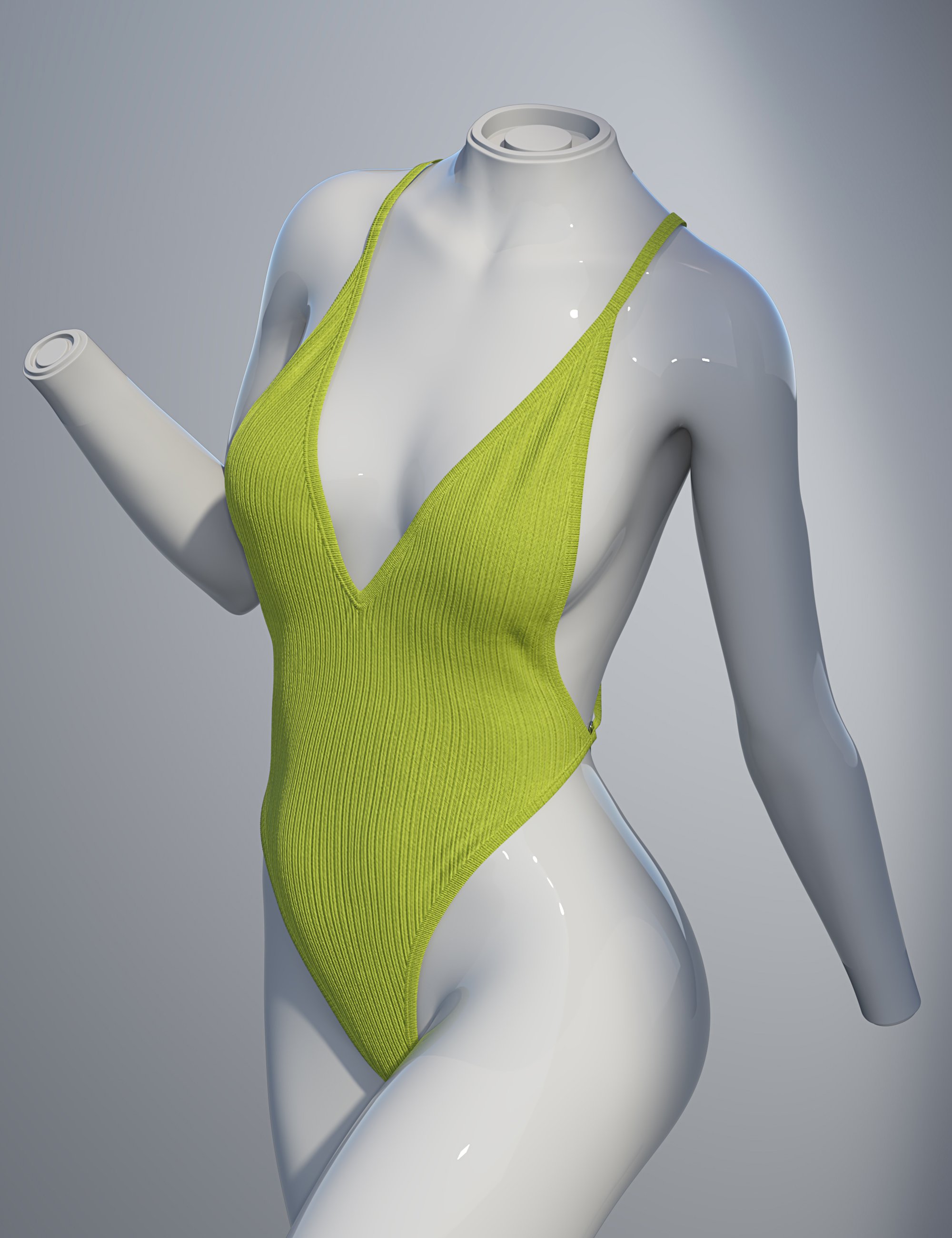 dForce SU Vacation Swimsuit for Genesis 9, 8.1, and 8 Female