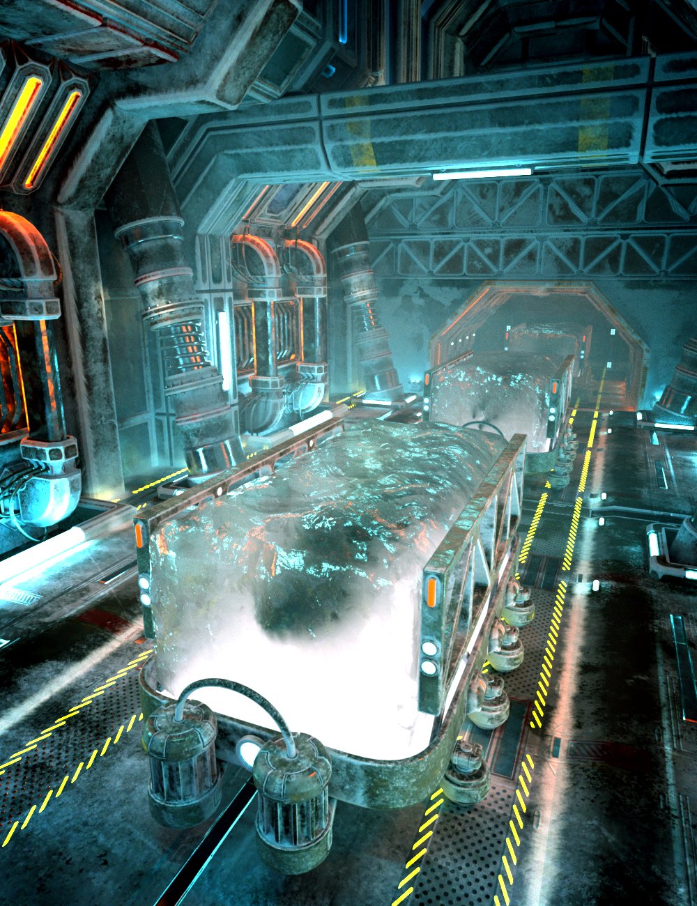 The Ice Hall by: Digivault Productions, 3D Models by Daz 3D