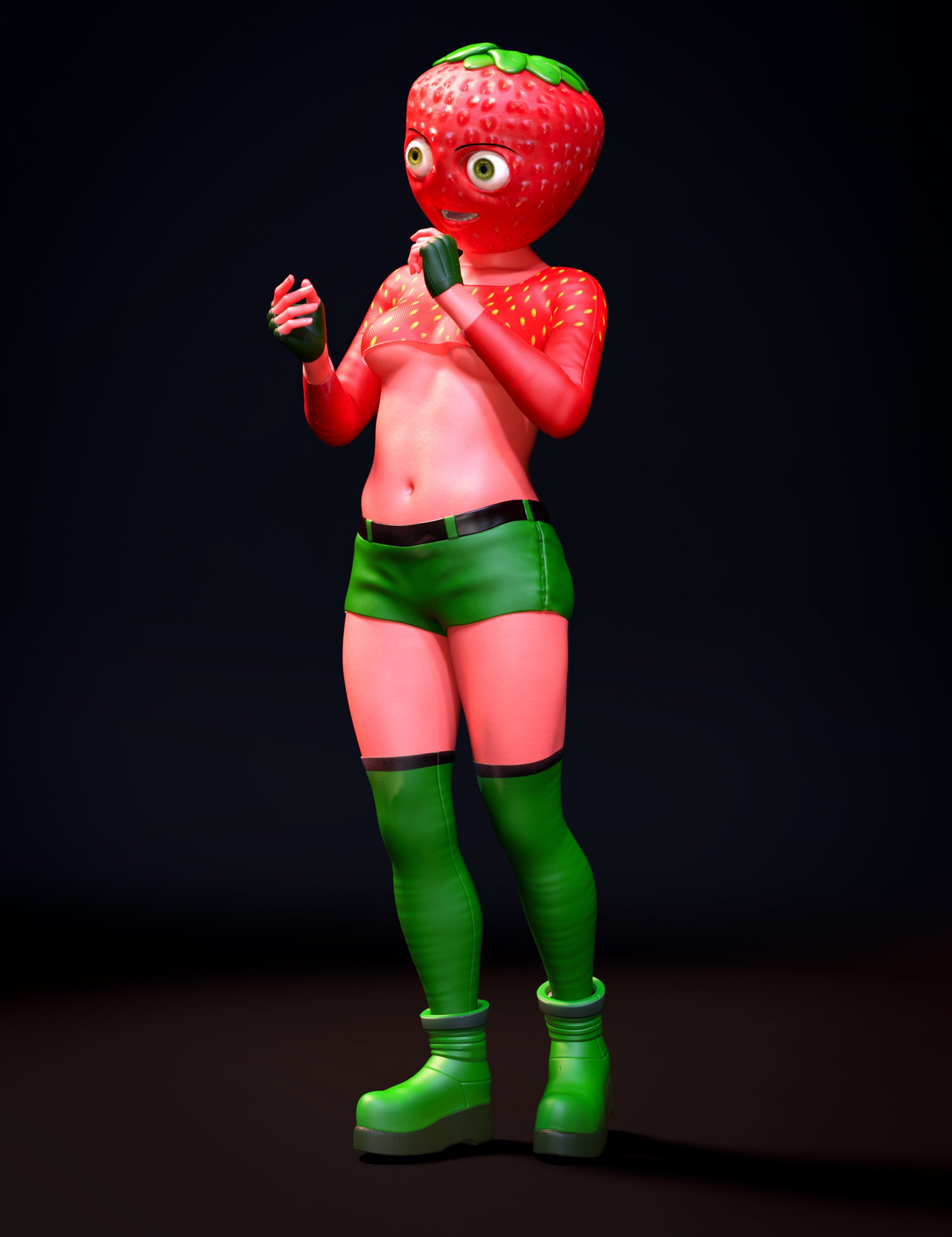 M3D Strawbellina Outfit for Genesis 9