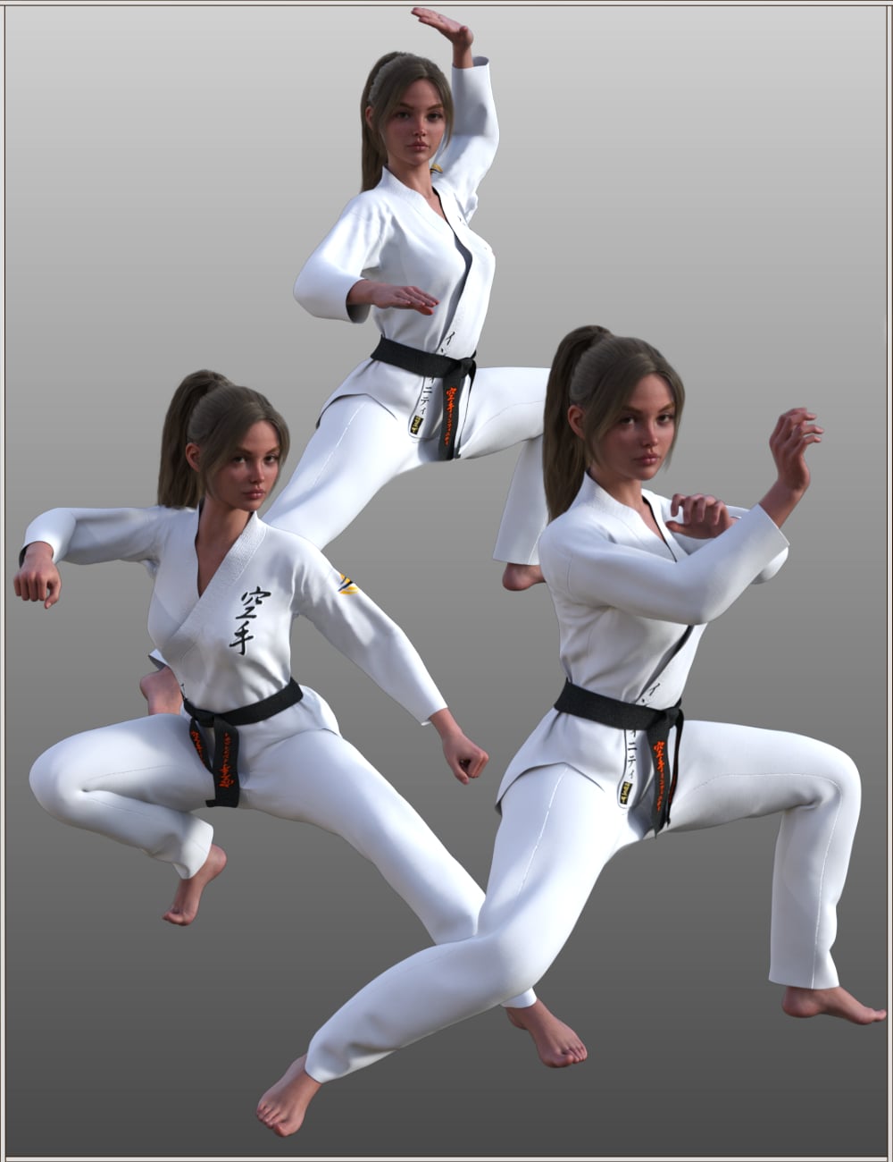 FG Karate Poses for Genesis 9 by: IronmanFugazi1968, 3D Models by Daz 3D