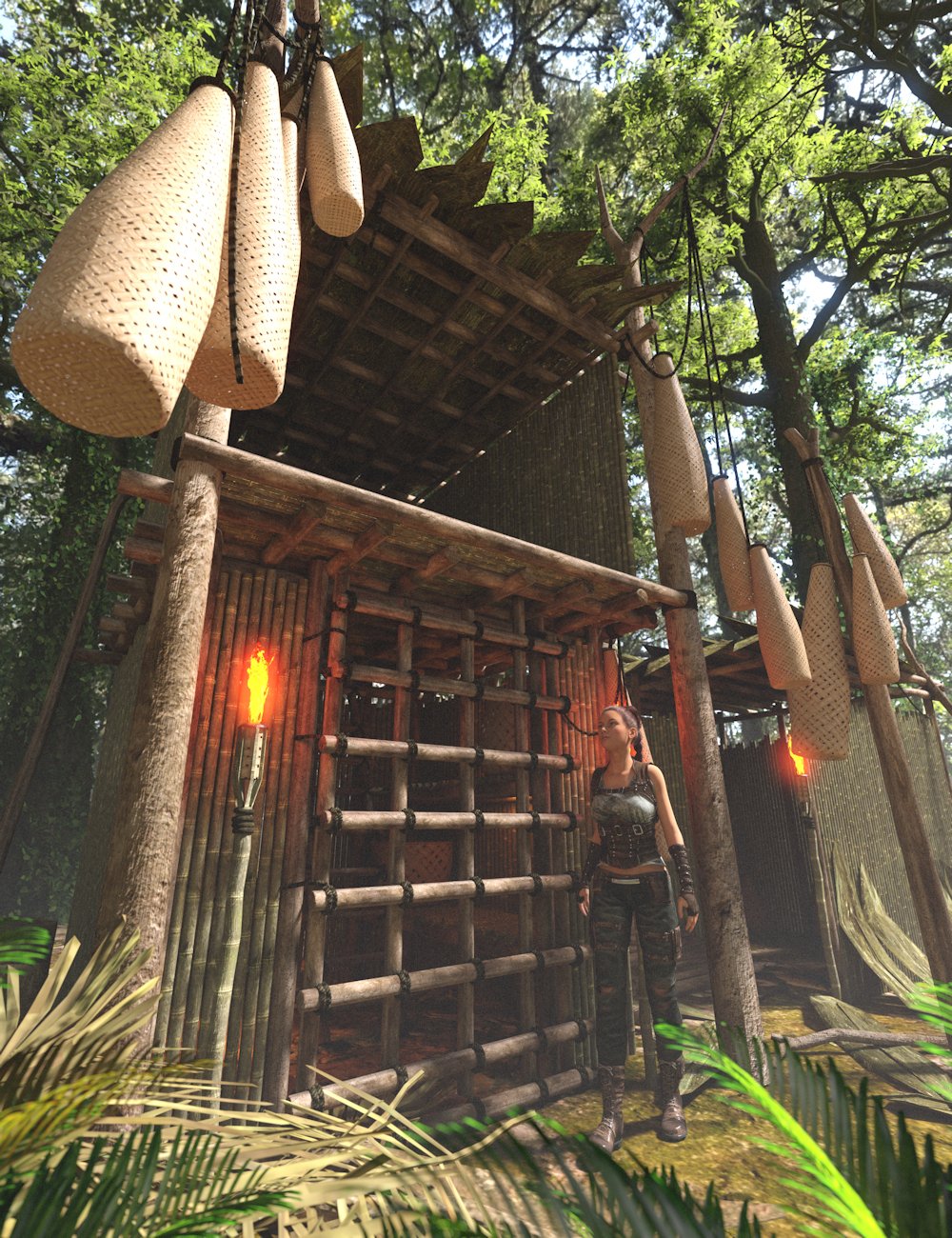 Jungle Storage Huts 2