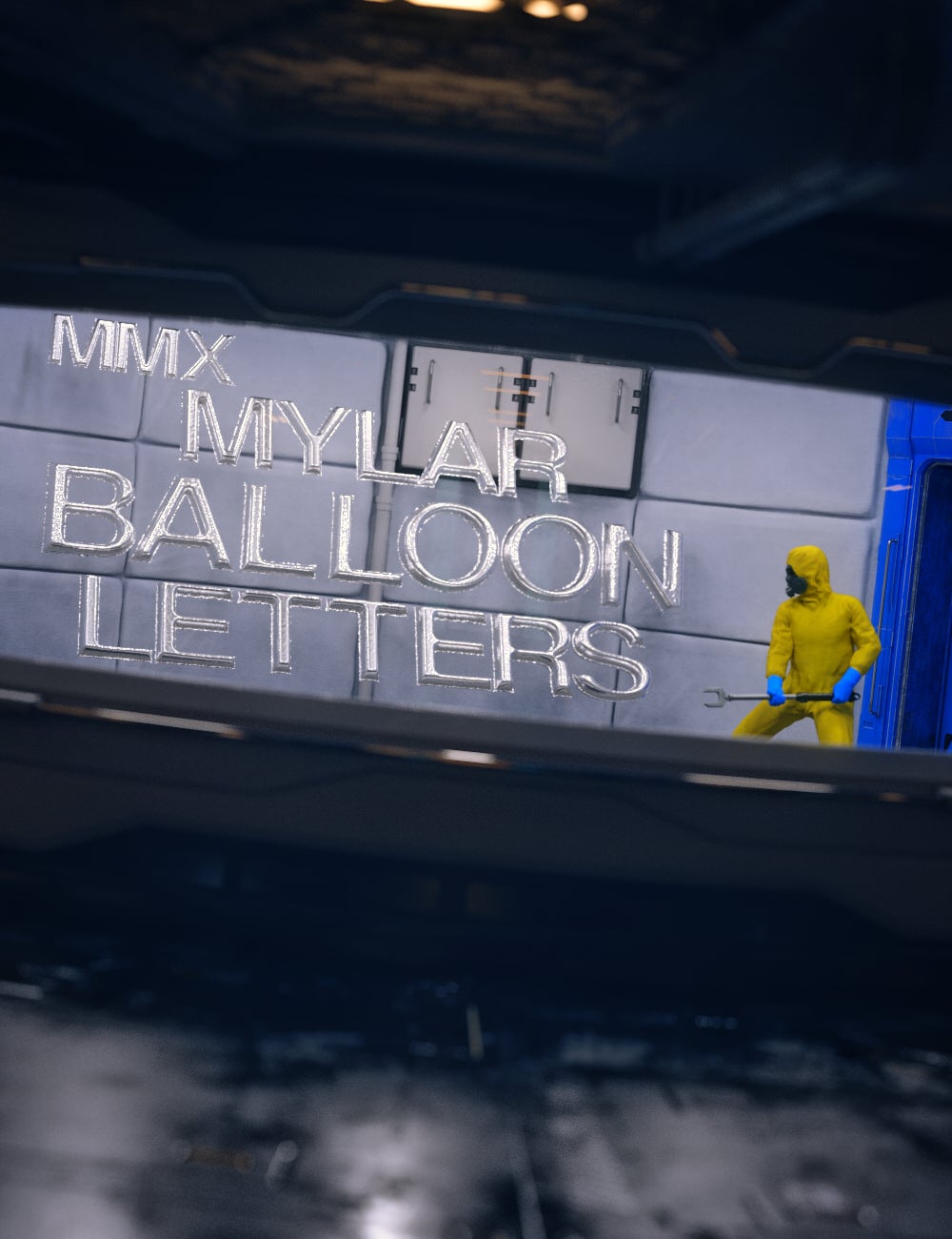 MMX Mylar Balloon Letters by: Mattymanx, 3D Models by Daz 3D