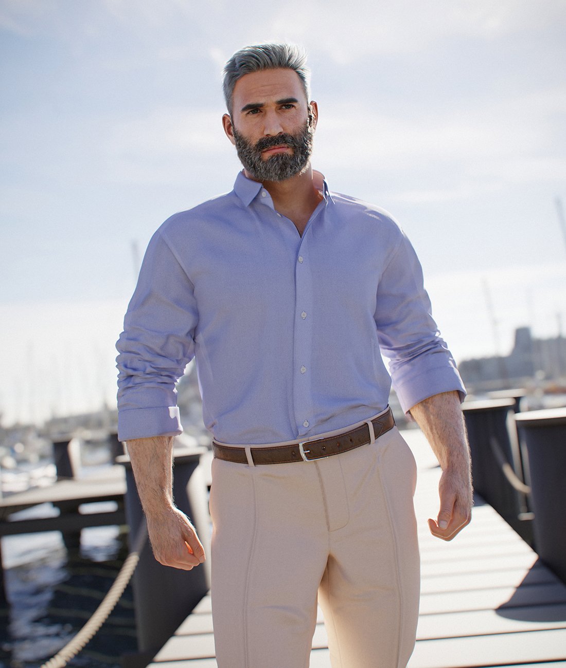 MI Masculine Summer Casual Outfit for Genesis 8 and 8.1 Male