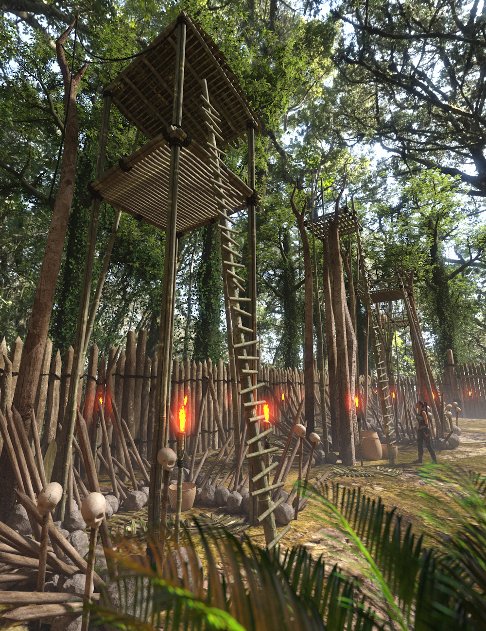 Jungle Watchtowers 1