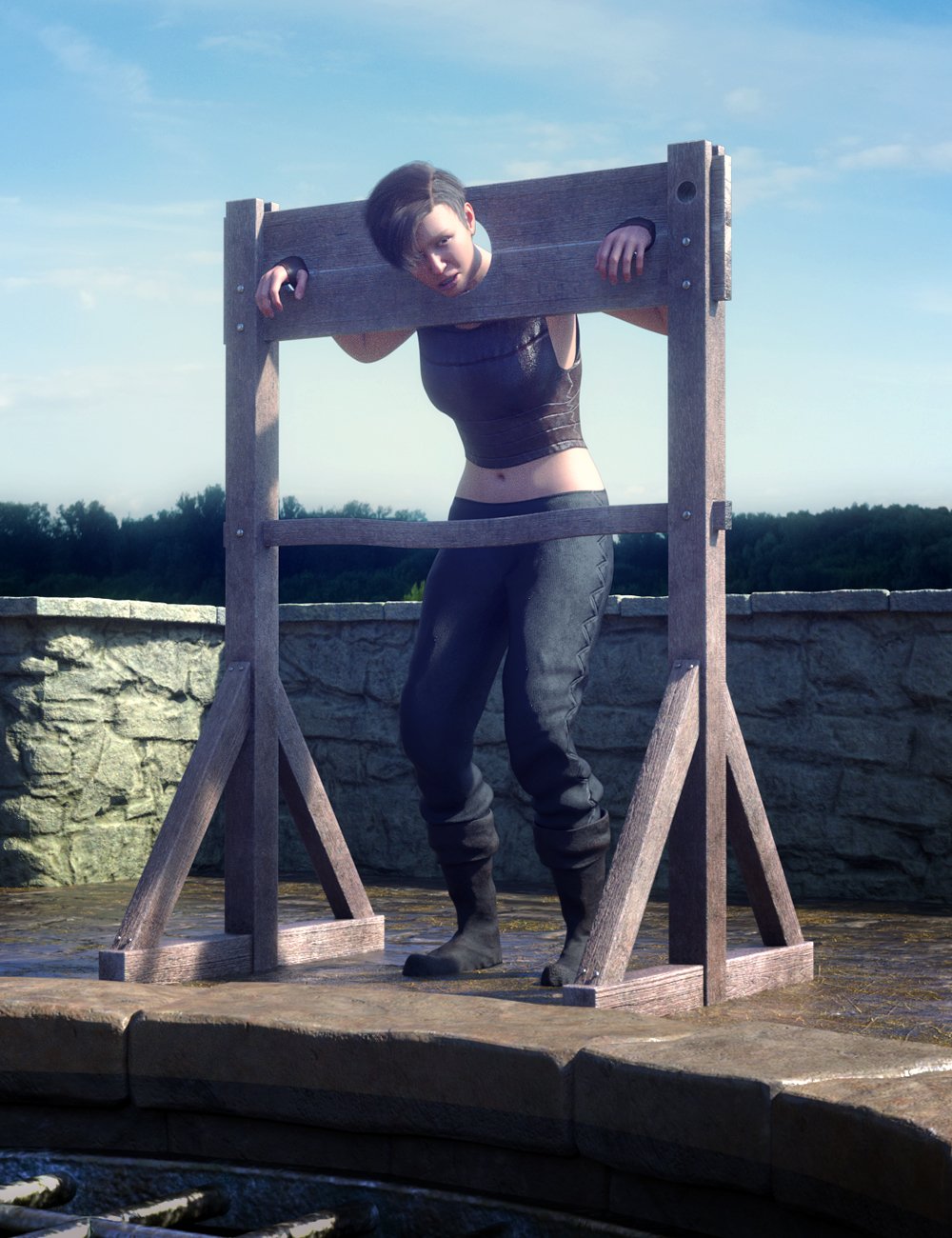 Muelsfell Medieval Cages, Chains and Stockades