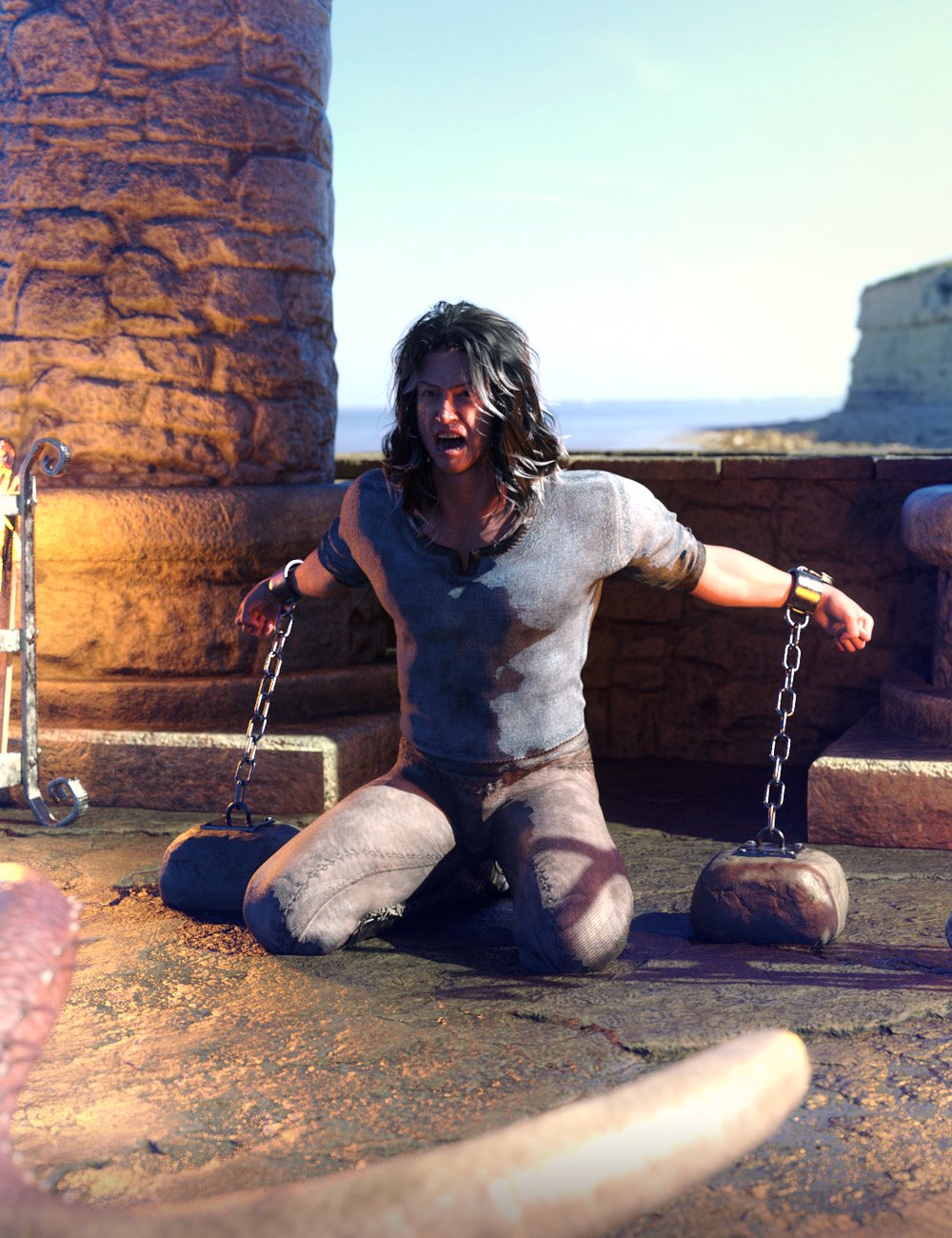 Muelsfell Medieval Cages, Chains and Stockades