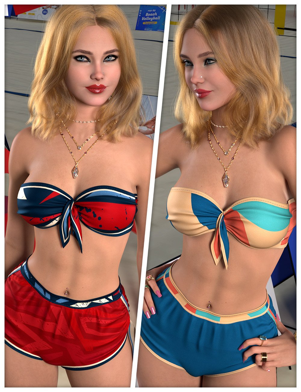 Workout Textures for dForce Cooling Outfit