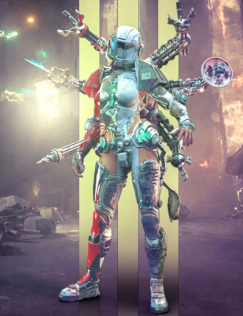 Orkal MK MegaBundle for Genesis 9 by: Priap, 3D Models by Daz 3D