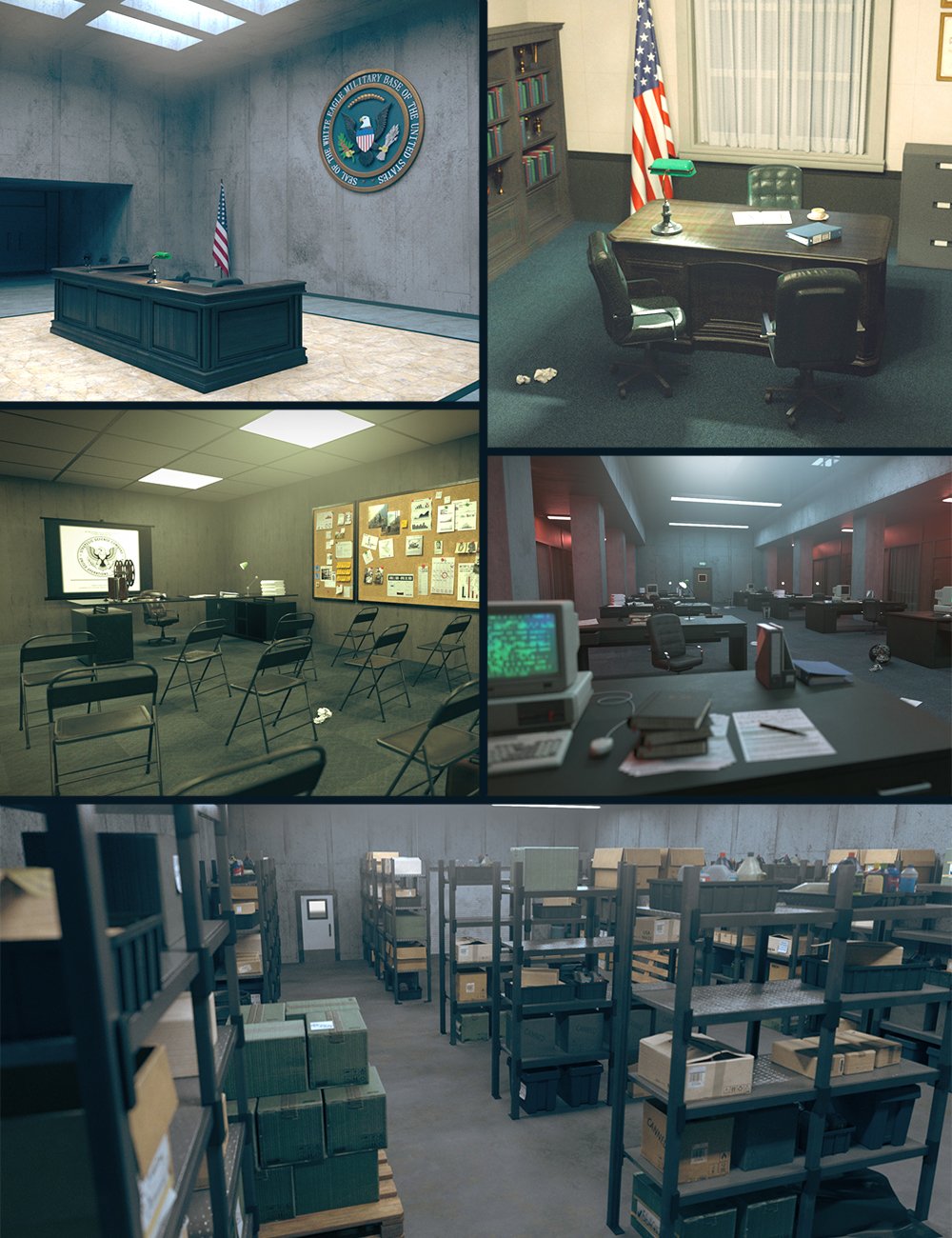 Military Base Mega Bundle by: Polish, 3D Models by Daz 3D