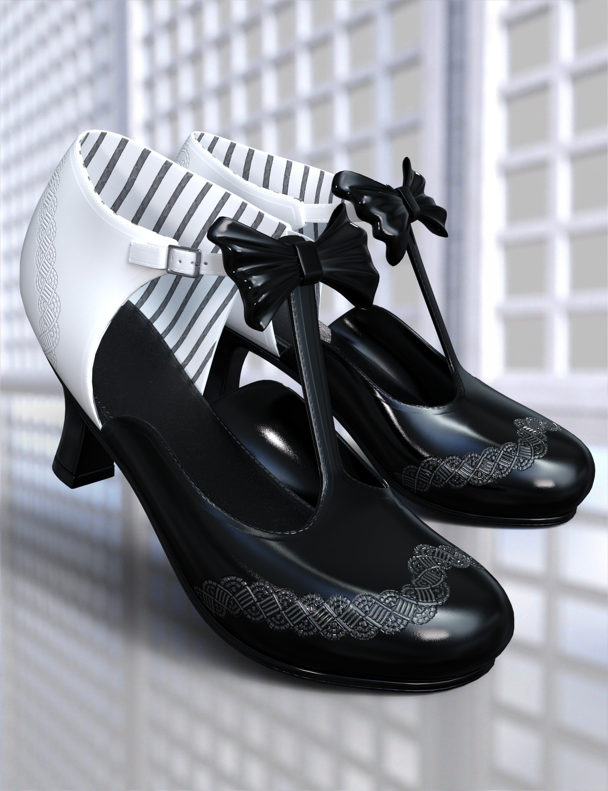 Papillon Rouge Shoes for Genesis 9