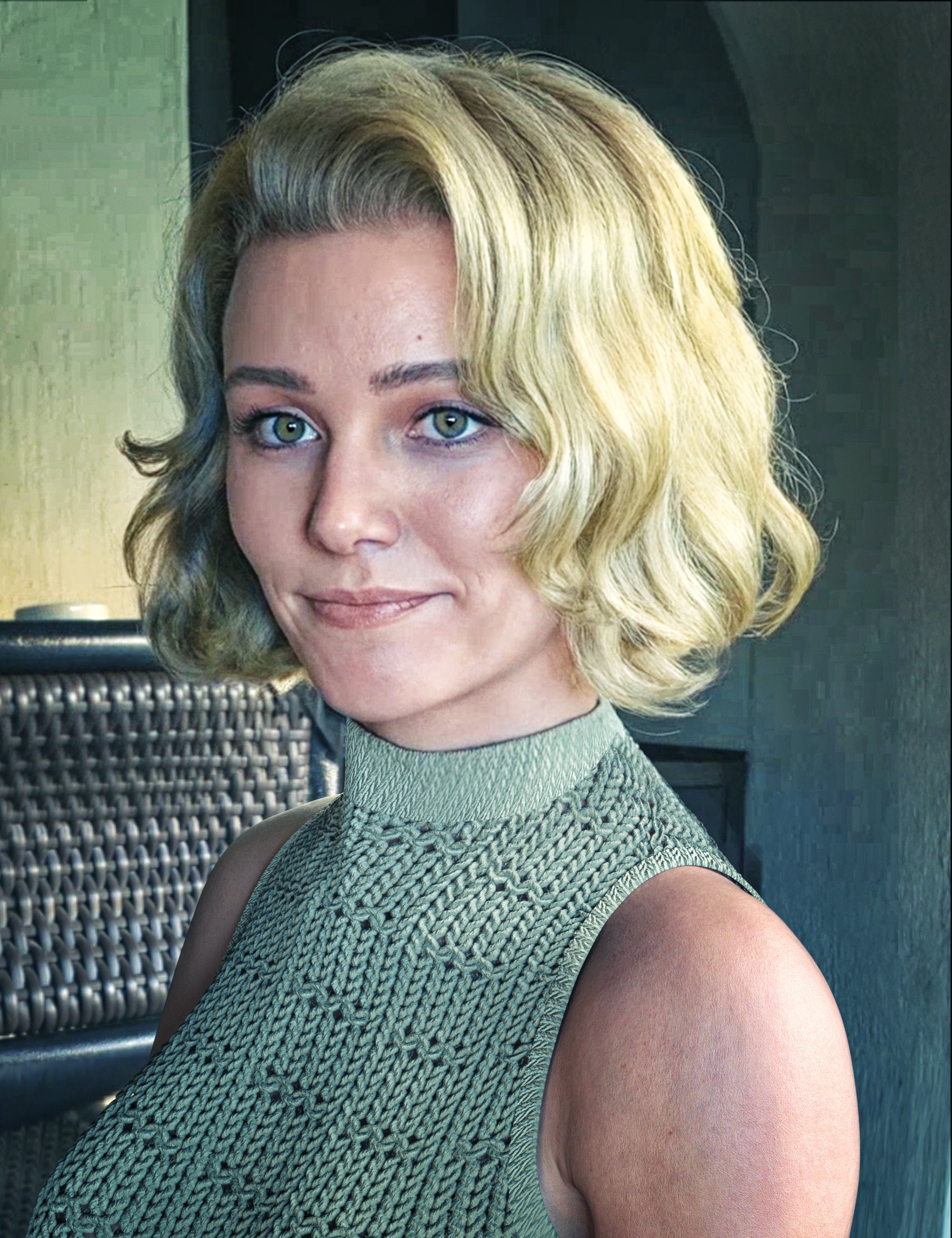 dForce Strand-Based FE French Short Hair for Genesis 9