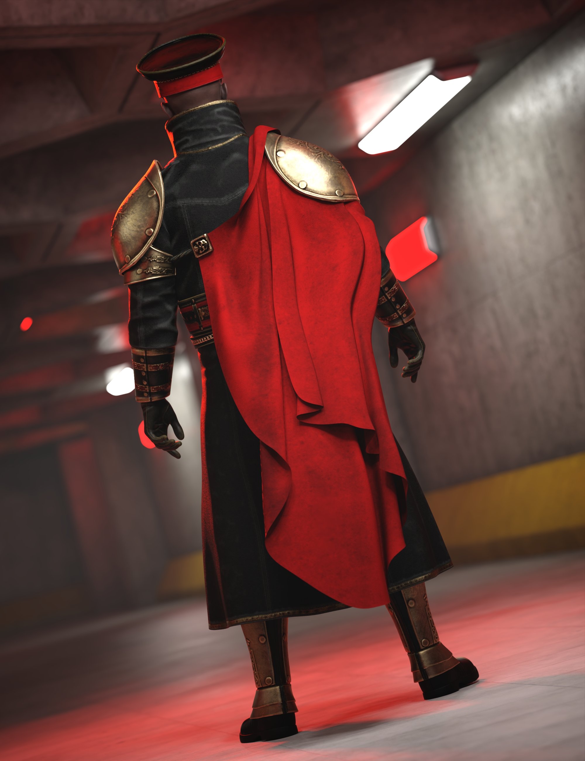 dForce Imperial Commander Outfit for Genesis 9