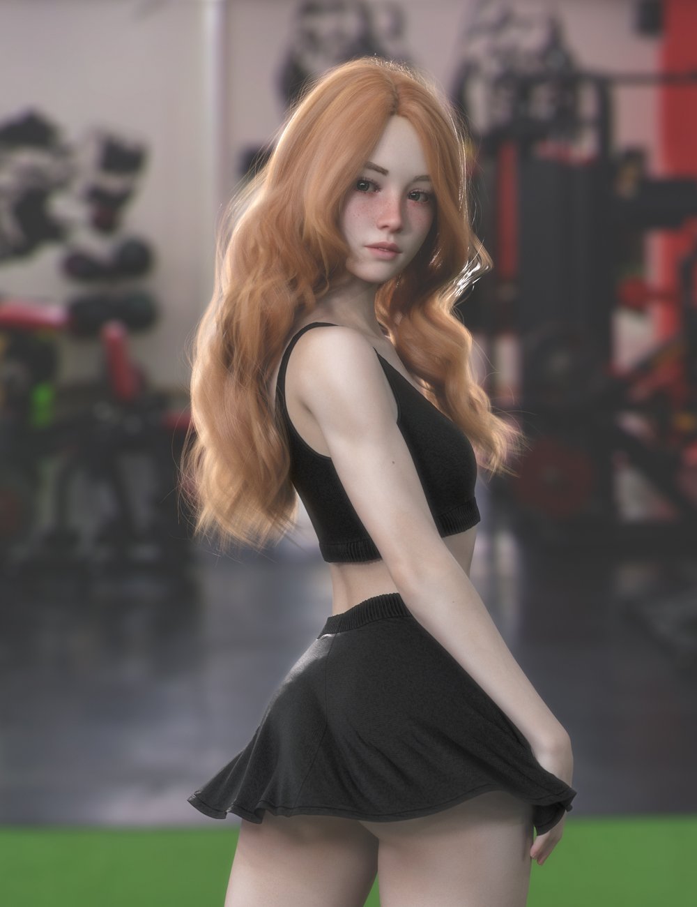 dForce GH Activewear Skort Outfit Genesis 9 and 8