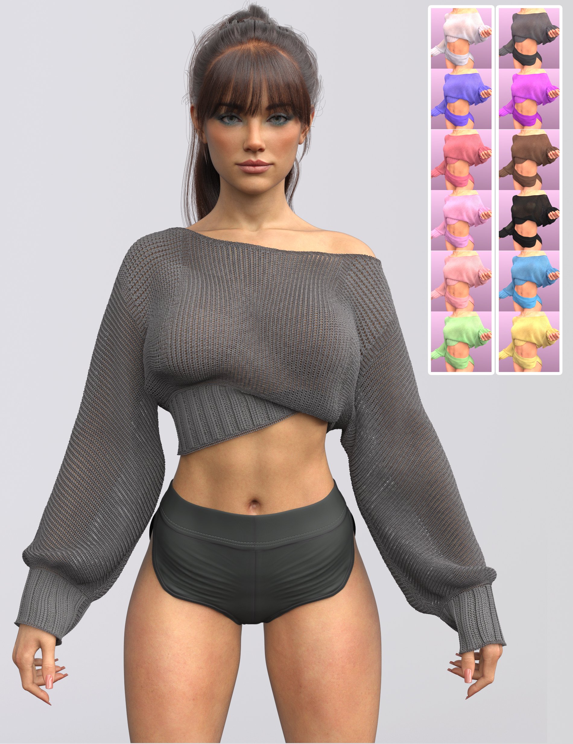 dForce X-Fashion Overclock Comfort Outfit for Genesis 9 and 8 Female