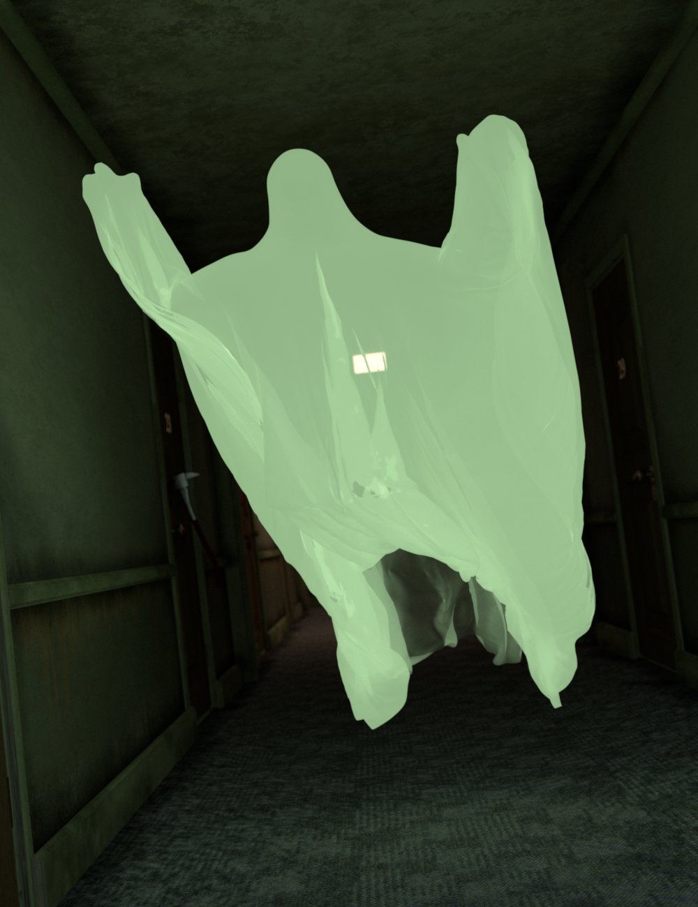 SY dForce Sheet Ghost Genesis 9