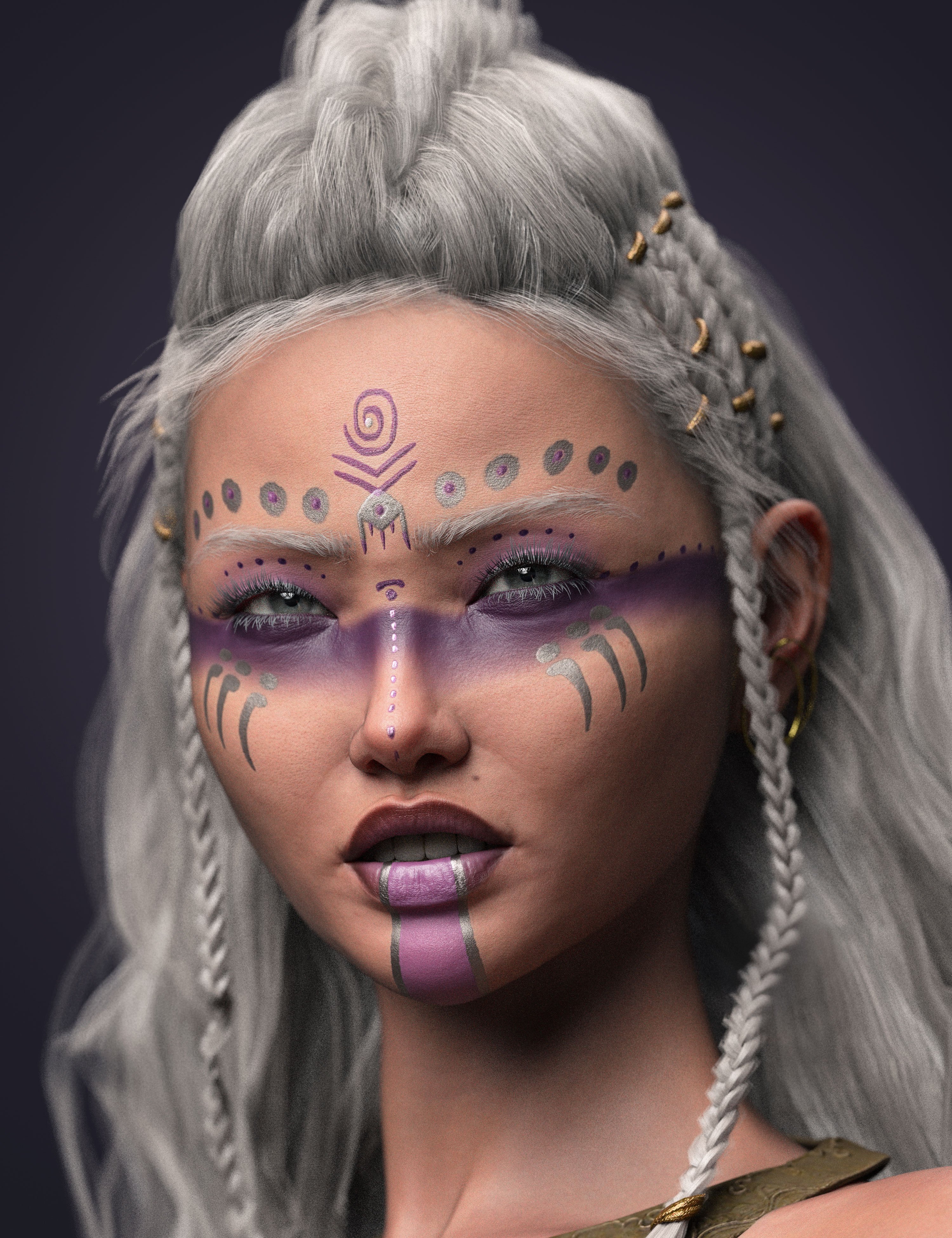 Savage Beauty LIE Makeup for Genesis 9