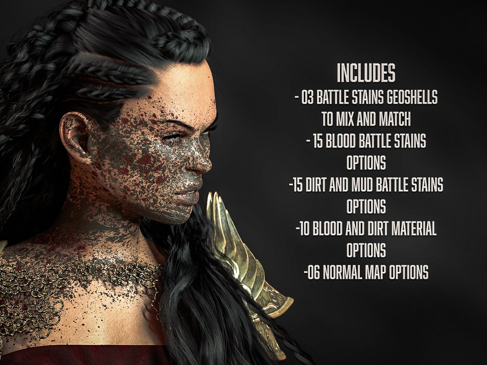 Twizted Battle Stains for Genesis 9