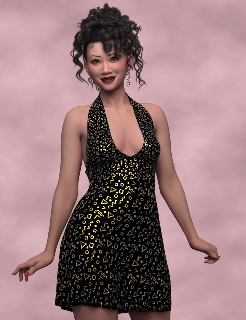 DNA Jessie a dForce Romper for Genesis 9 by: Donnena, 3D Models by Daz 3D