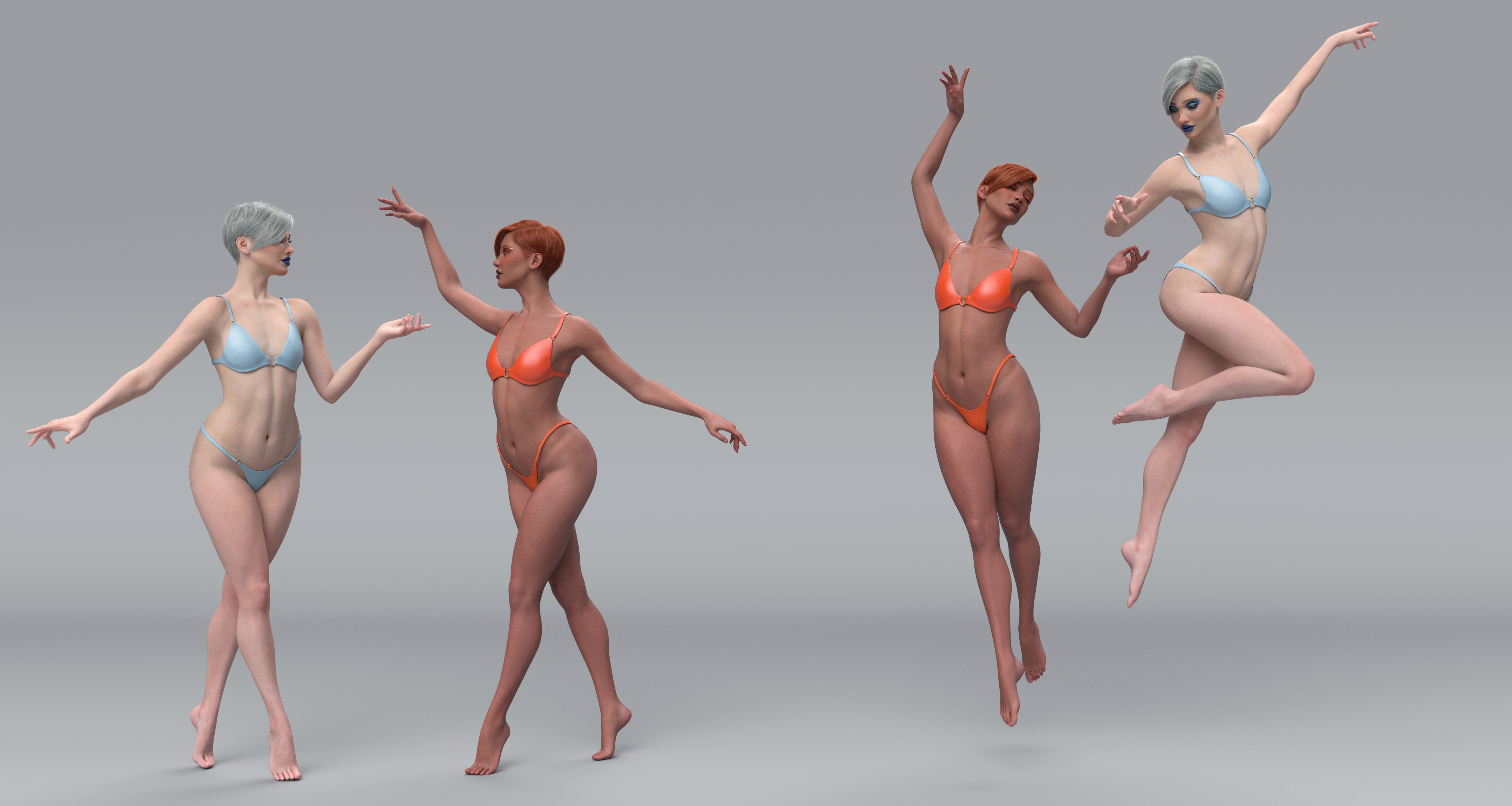 Enchanted Elemental Poses for Genesis 9