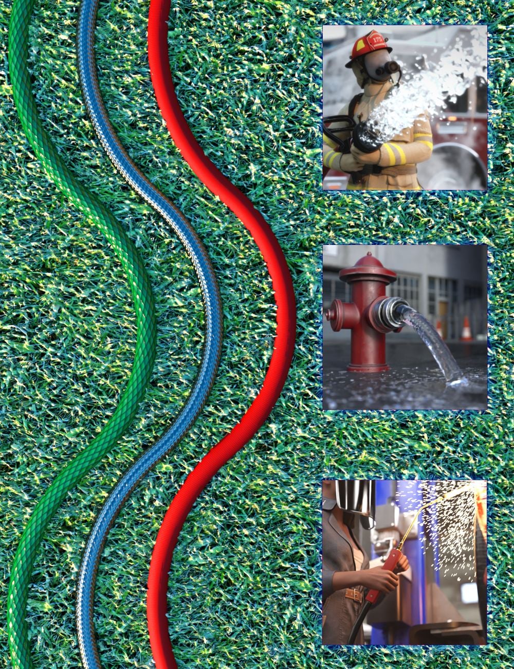 Modular Hose Megaset by: KindredArts, 3D Models by Daz 3D