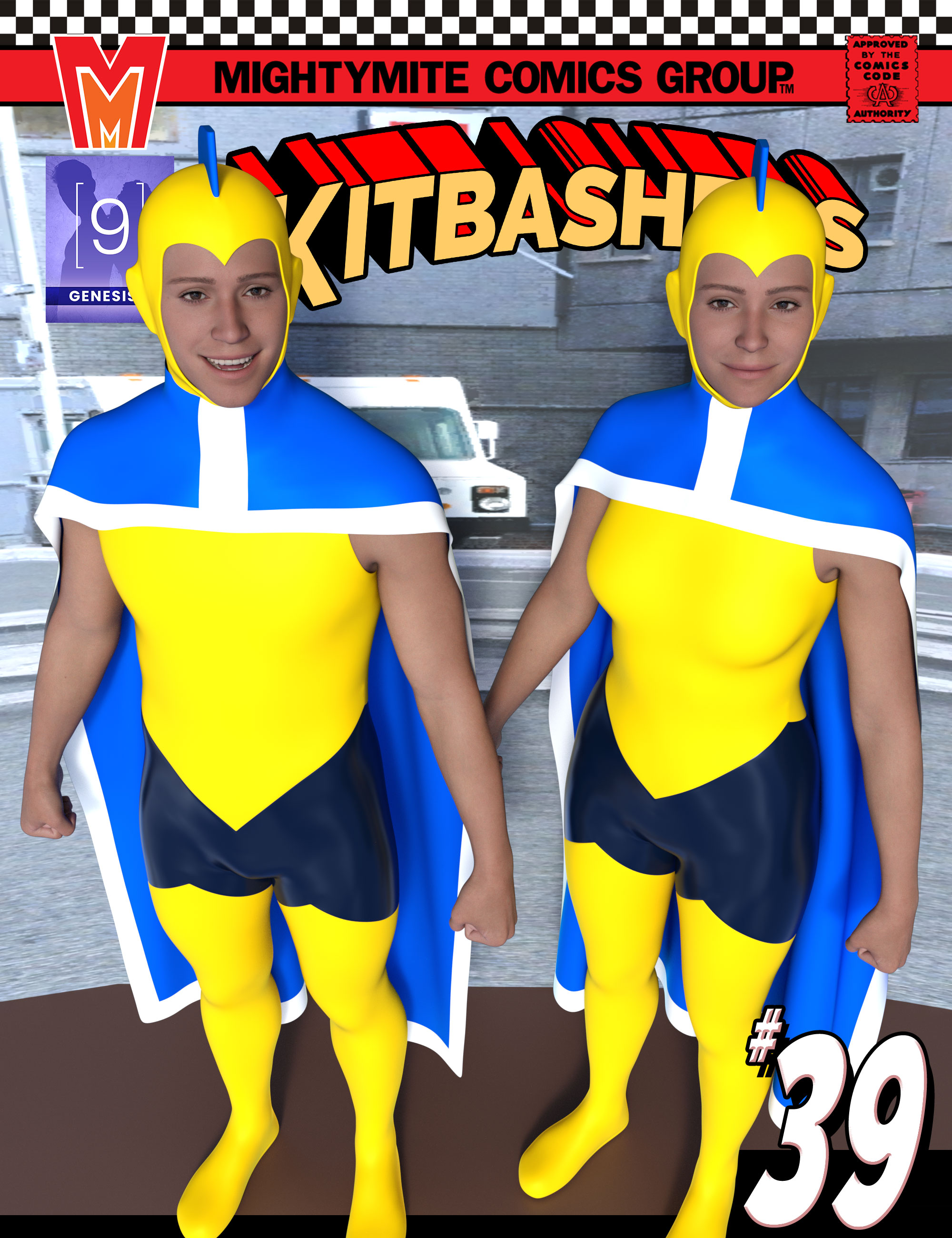 Kitbashers 039 MMGenesis 9 by: MightyMite, 3D Models by Daz 3D