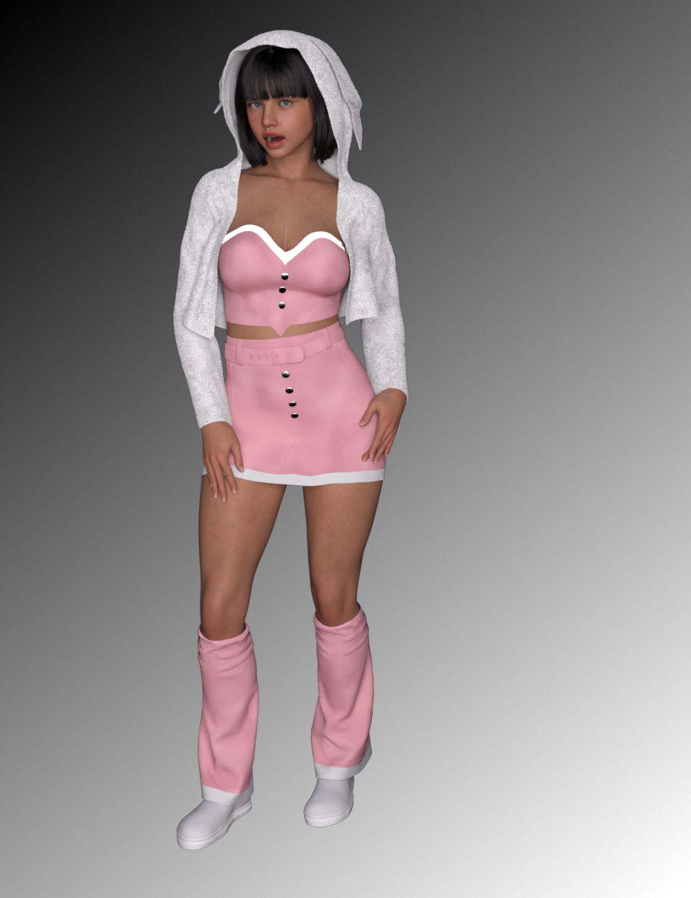 FG Japanese Gamer Outfit for Genesis 9
