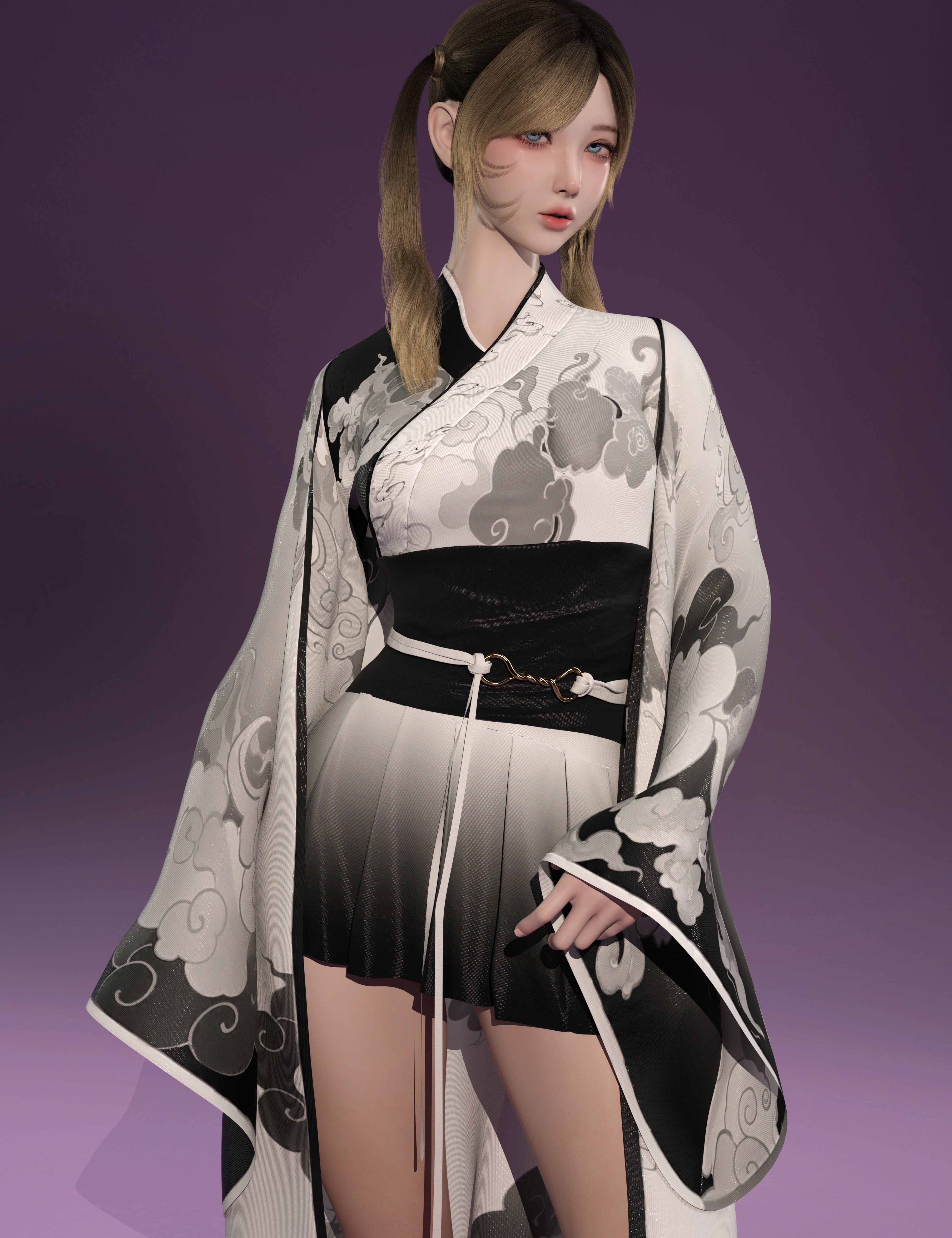 dForce Traditional Style Clothing Outfit for Genesis 9