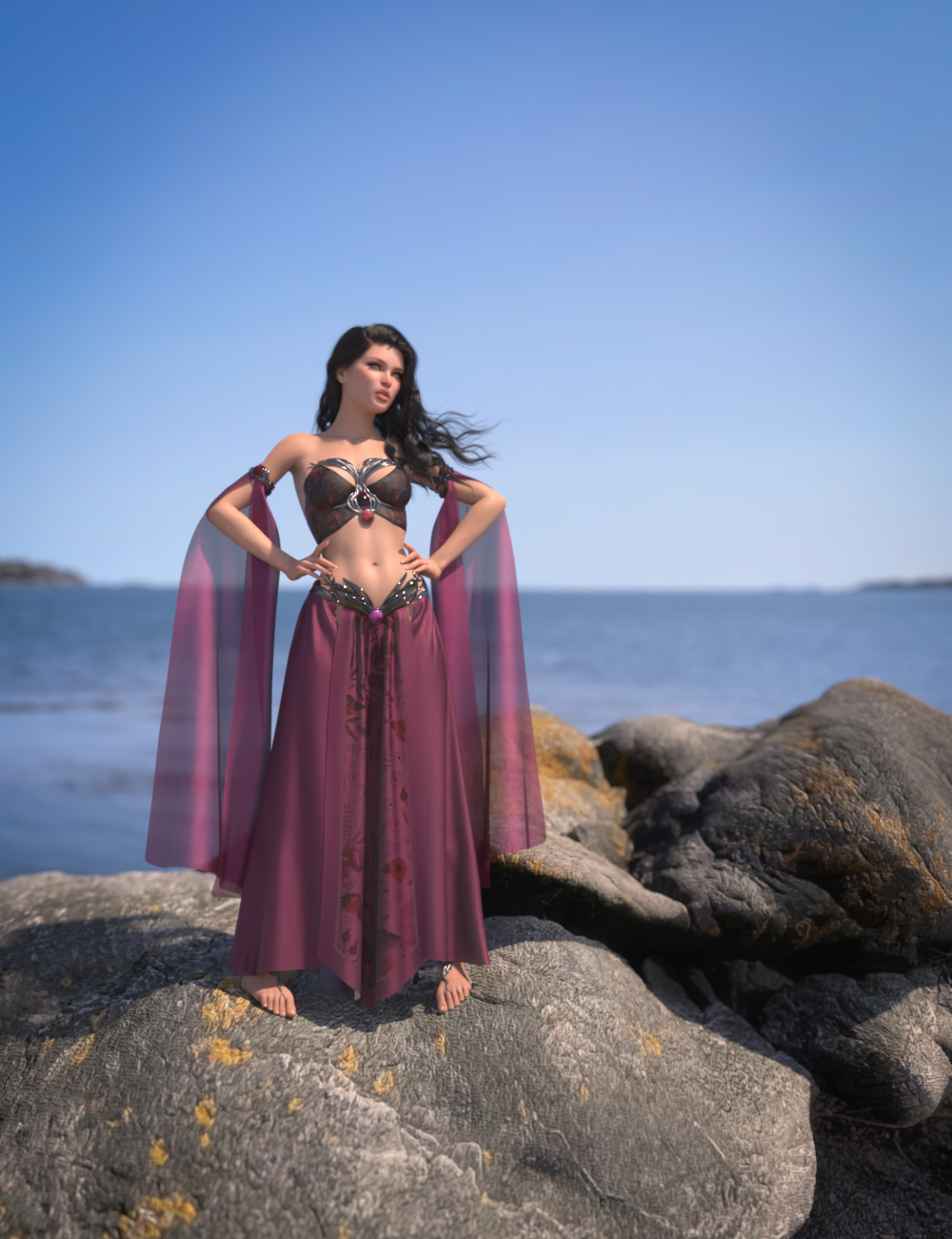 Quick Rocky Vignette 7 by: Dreamlight, 3D Models by Daz 3D