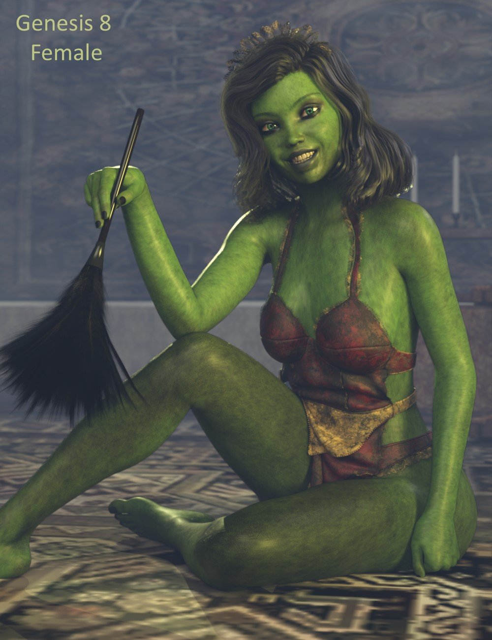 dForce Ooh La Maid Outfit for Genesis 9 and 8 Female