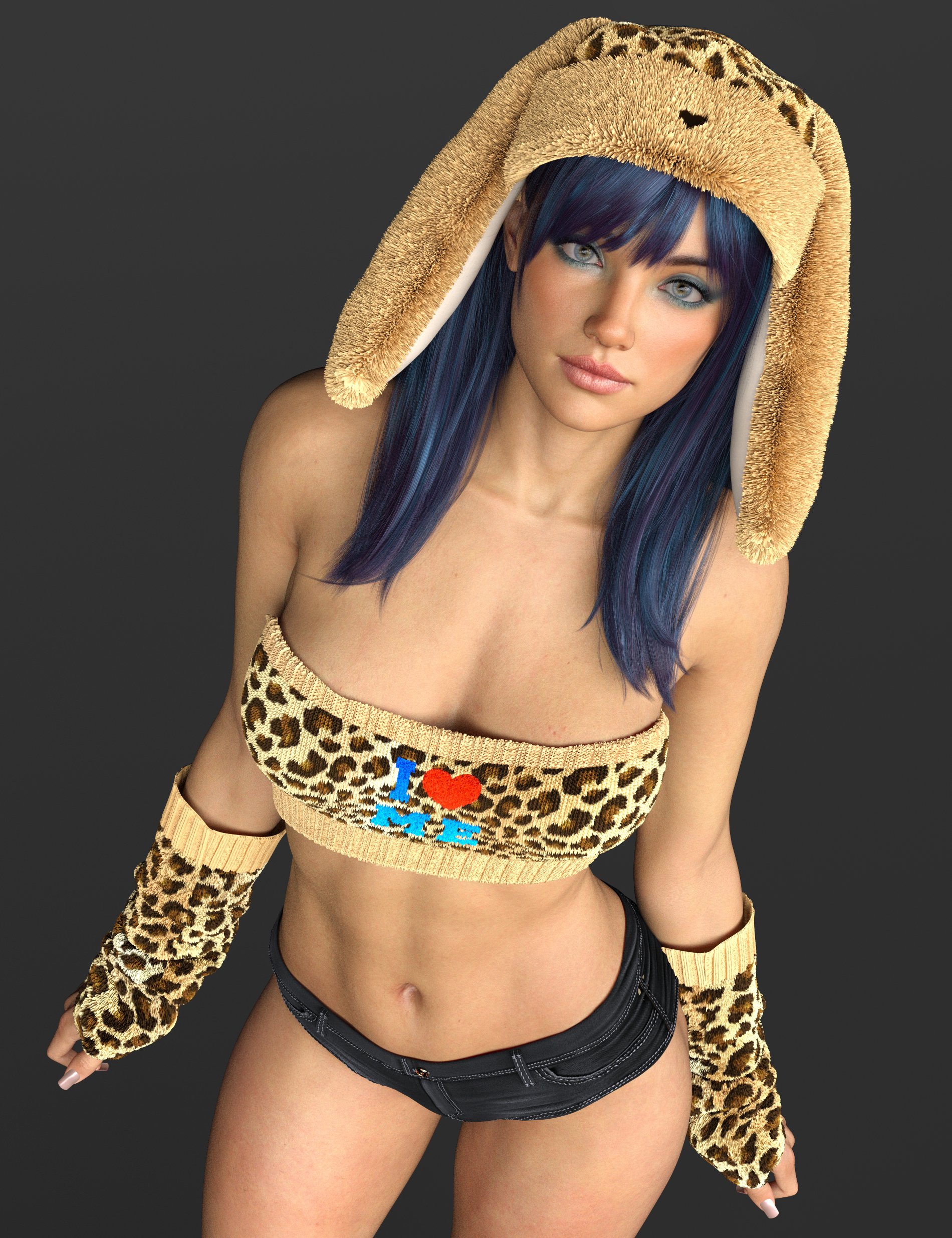 X-Fashion Wool and Wild Outfit for Genesis 9 and 8, 8.1 Female