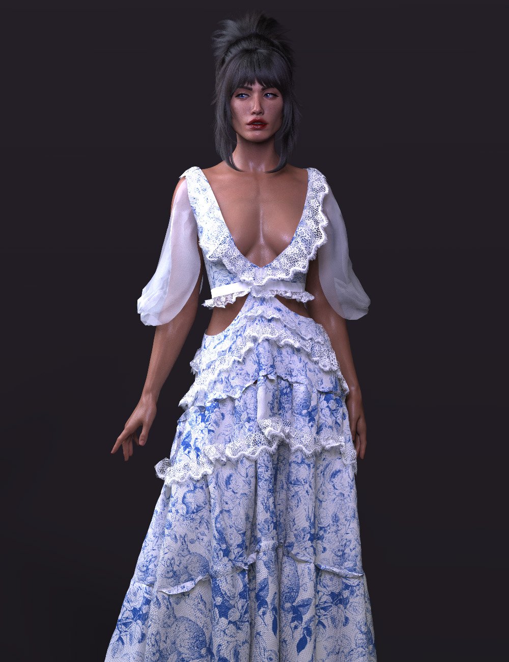 dForce Draped Sundress for Genesis 9