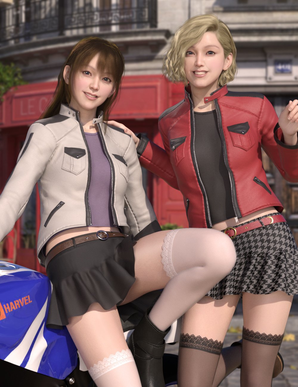 SVM's Rider Outfit for Genesis 9, 8.1, and 8 Female by: SilverMoon, 3D Models by Daz 3D