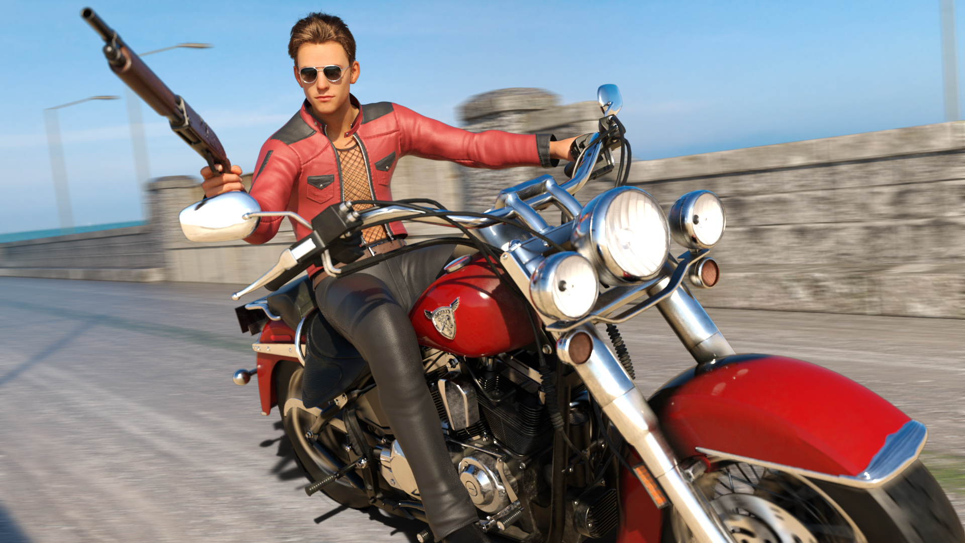 SVM's Rider Outfit for Genesis 9, 8.1, and 8 Male